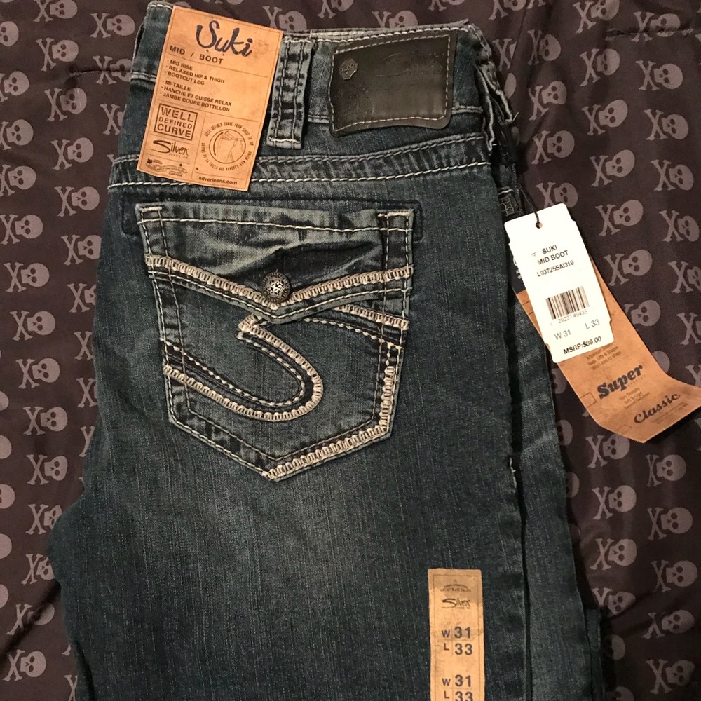 NWT Silver Jeans Size 31/33